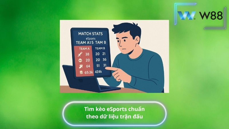 Tìm kèo eSports chuẩn theo dữ liệu trận đấu